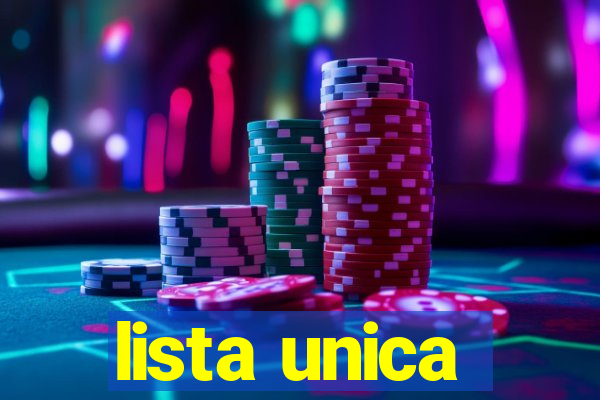 lista unica